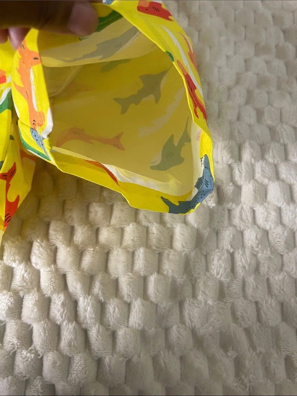 Old Navy Yellow Shark Print Swim Shorts